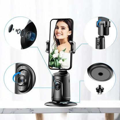 Hands-Free Hero: 360° Auto Face Tracking Camera for Creators & Vloggers - Mari’Anna Tees