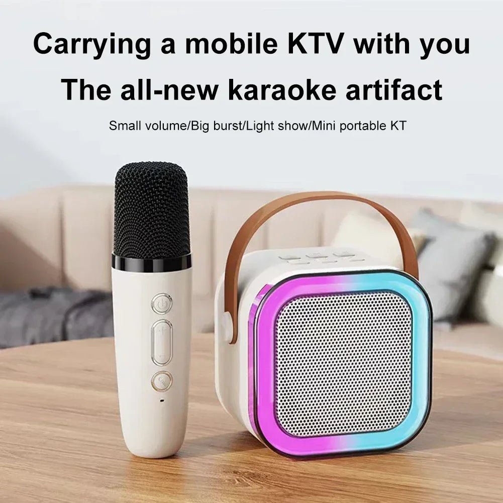 Bluetooth Wireless Microphone Karaoke Machine HIFI Stereo Sound Speaker - Mari’Anna Tees