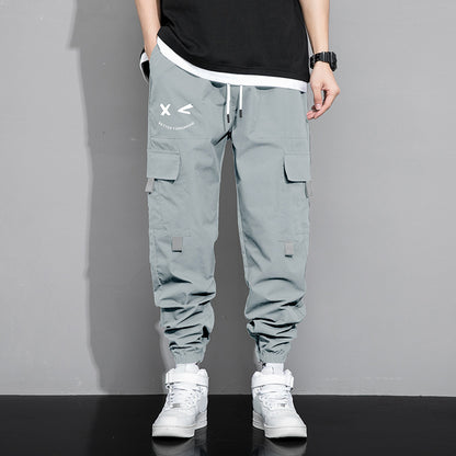 Men's New Trendy Loose Cargo Pants Versatile Outdoor Multi-pocket Style - Mari’Anna Tees