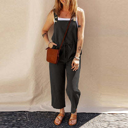 Breezy Comfort, Effortless Style: The Essential Loose-Fit Jumpsuit - Mari’Anna Tees