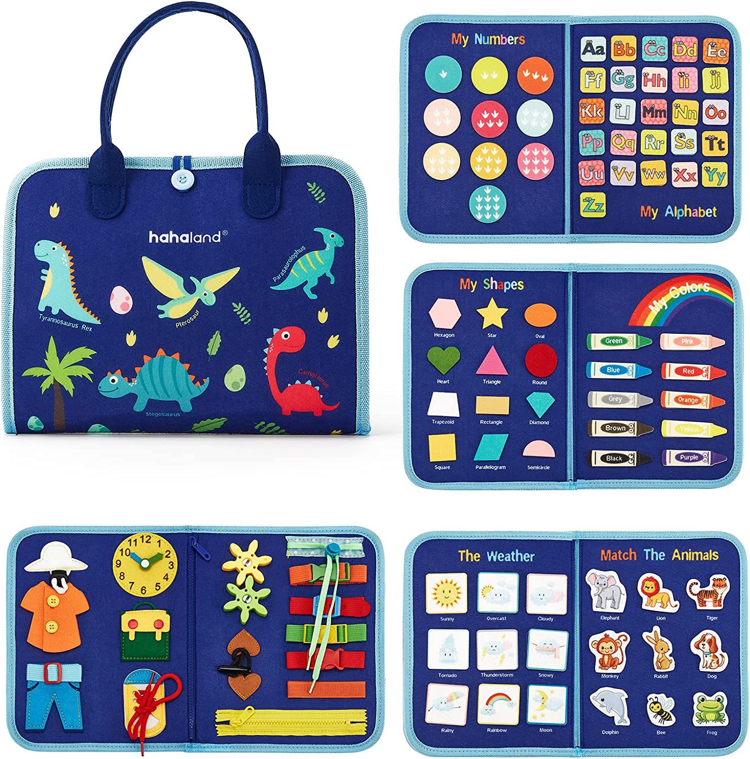 Children's Busy Board Dressing And Buttoning Early Education Learning Toy