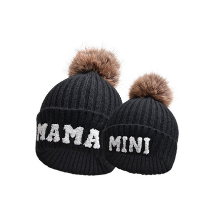 Mama Mini Matching Knit Beanie Hat - Mari’Anna Tees