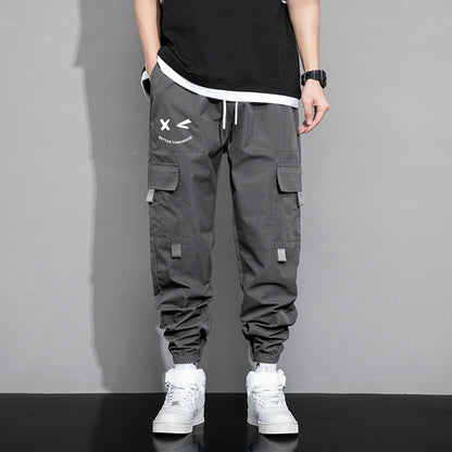 Men's New Trendy Loose Cargo Pants Versatile Outdoor Multi-pocket Style - Mari’Anna Tees