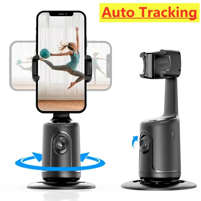 Hands-Free Hero: 360° Auto Face Tracking Camera for Creators & Vloggers