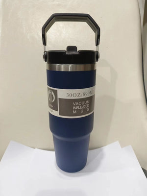 Portable Stainless Steel Hot/Cold Travel Cup Travel With Handle And Cover 