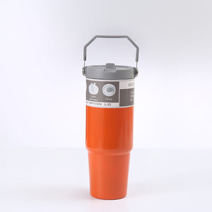 Portable Stainless Steel Hot/Cold Travel Cup Travel With Handle And Cover 