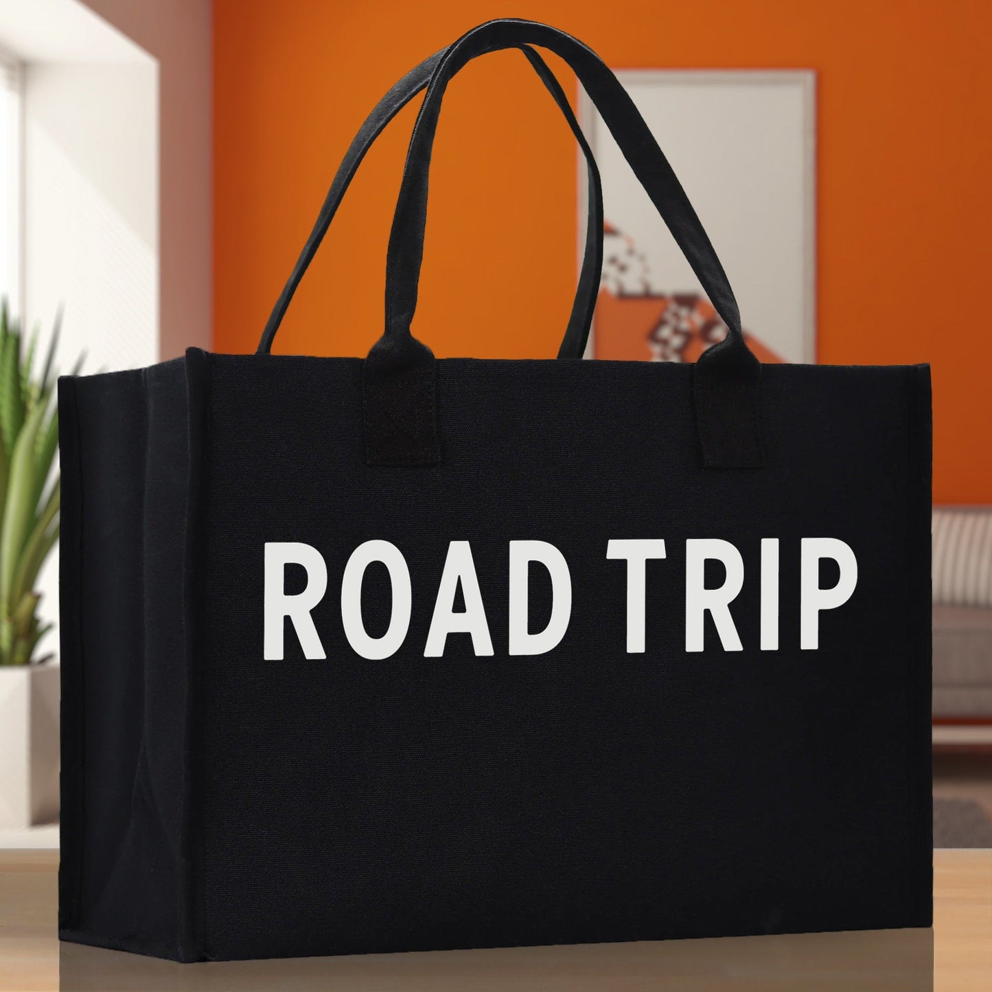 Road Trip Canvas Weekender Tote Bag