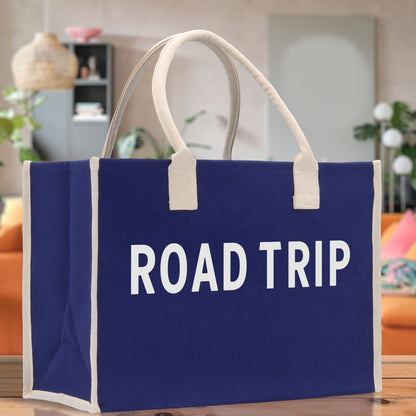 Road Trip Canvas Weekender Tote Bag