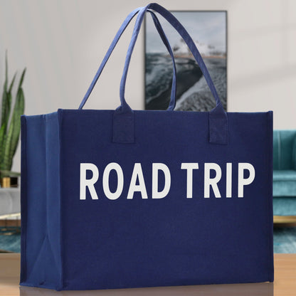 Road Trip Canvas Weekender Tote Bag