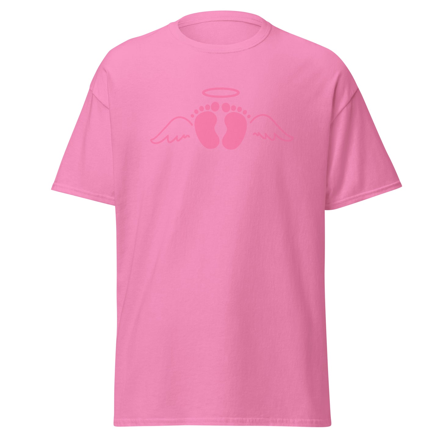 Pink Angel Baby Feet Unisex Classic Tee