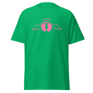 Pink Angel Baby Feet Unisex Classic Tee