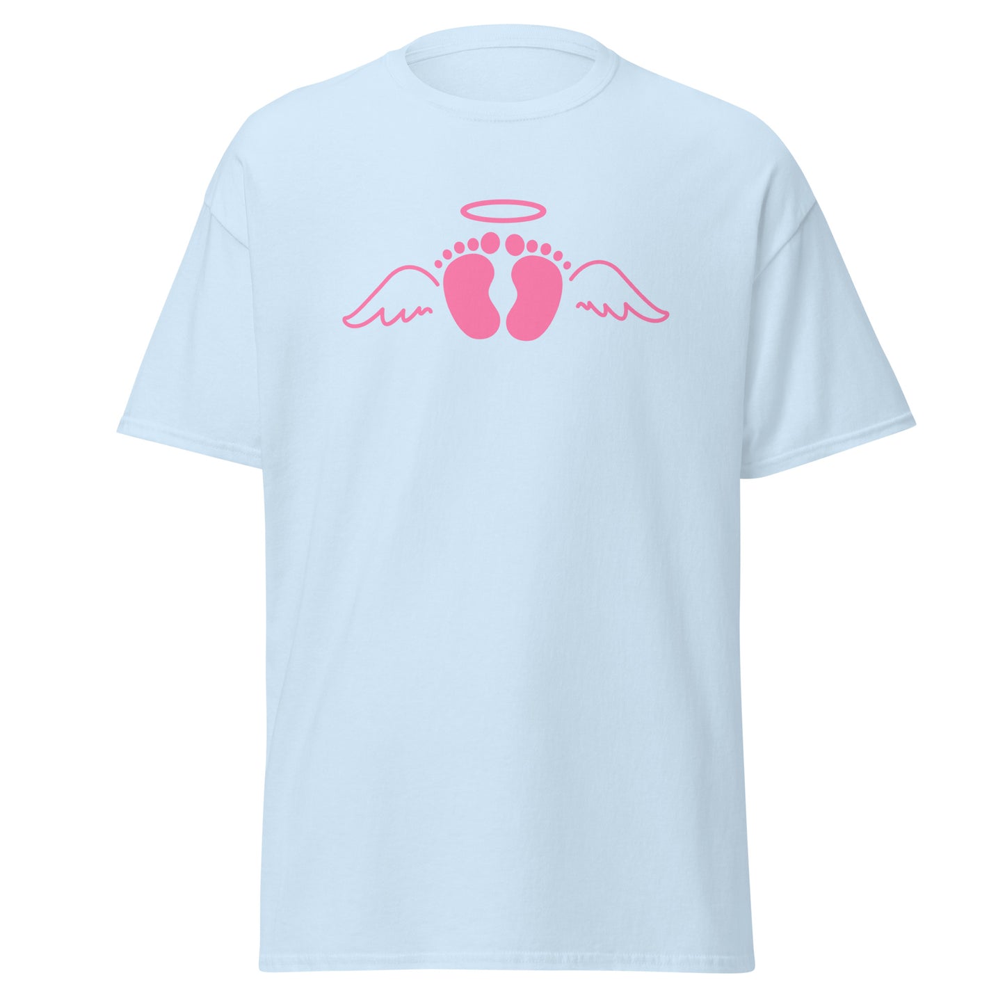 Pink Angel Baby Feet Unisex Classic Tee