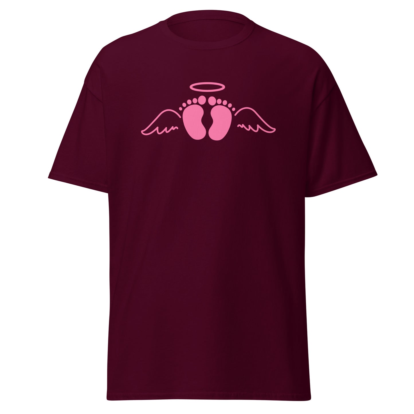 Pink Angel Baby Feet Unisex Classic Tee