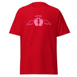 Pink Angel Baby Feet Unisex Classic Tee