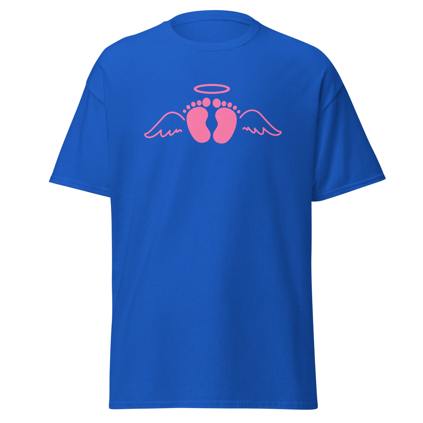 Pink Angel Baby Feet Unisex Classic Tee