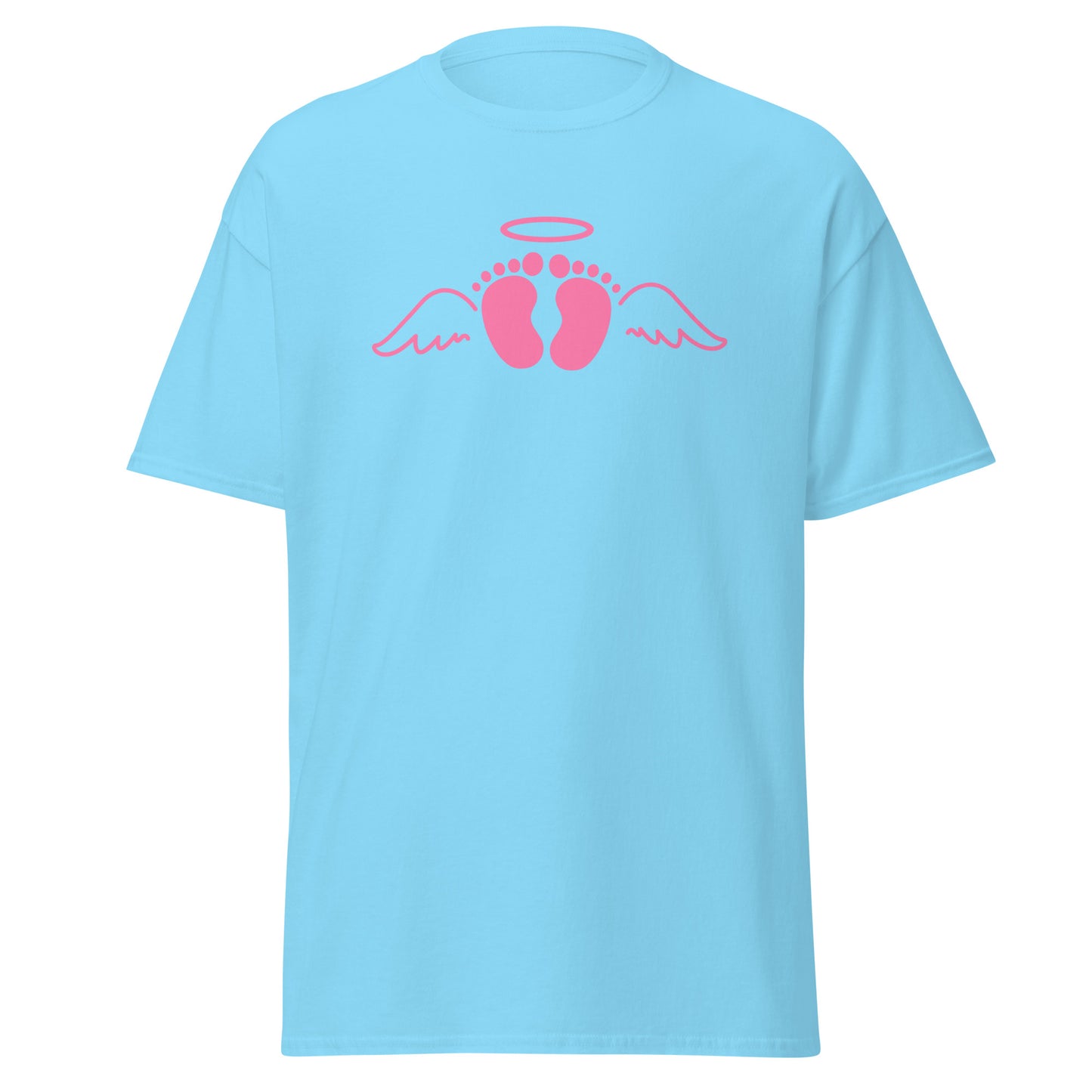 Pink Angel Baby Feet Unisex Classic Tee