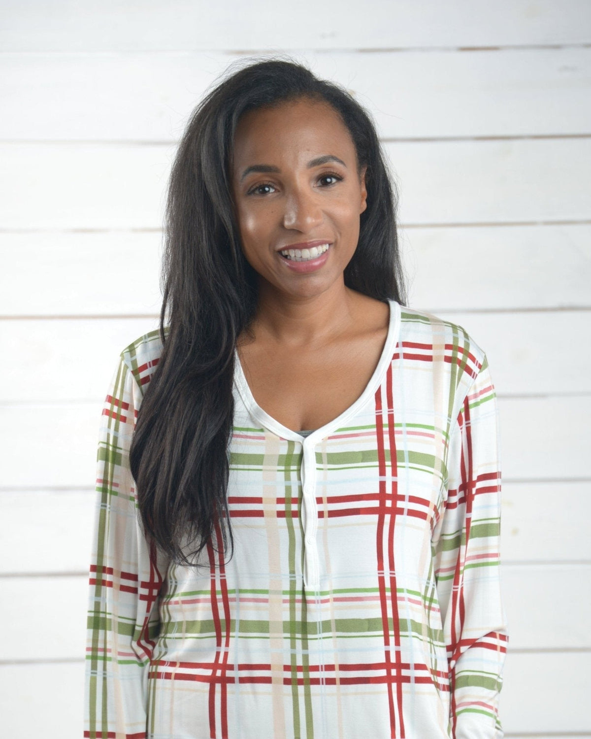 Women's Matching Family Christmas Pajamas – Plaid
