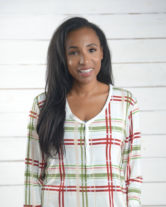 Women's Matching Family Christmas Pajamas – Plaid