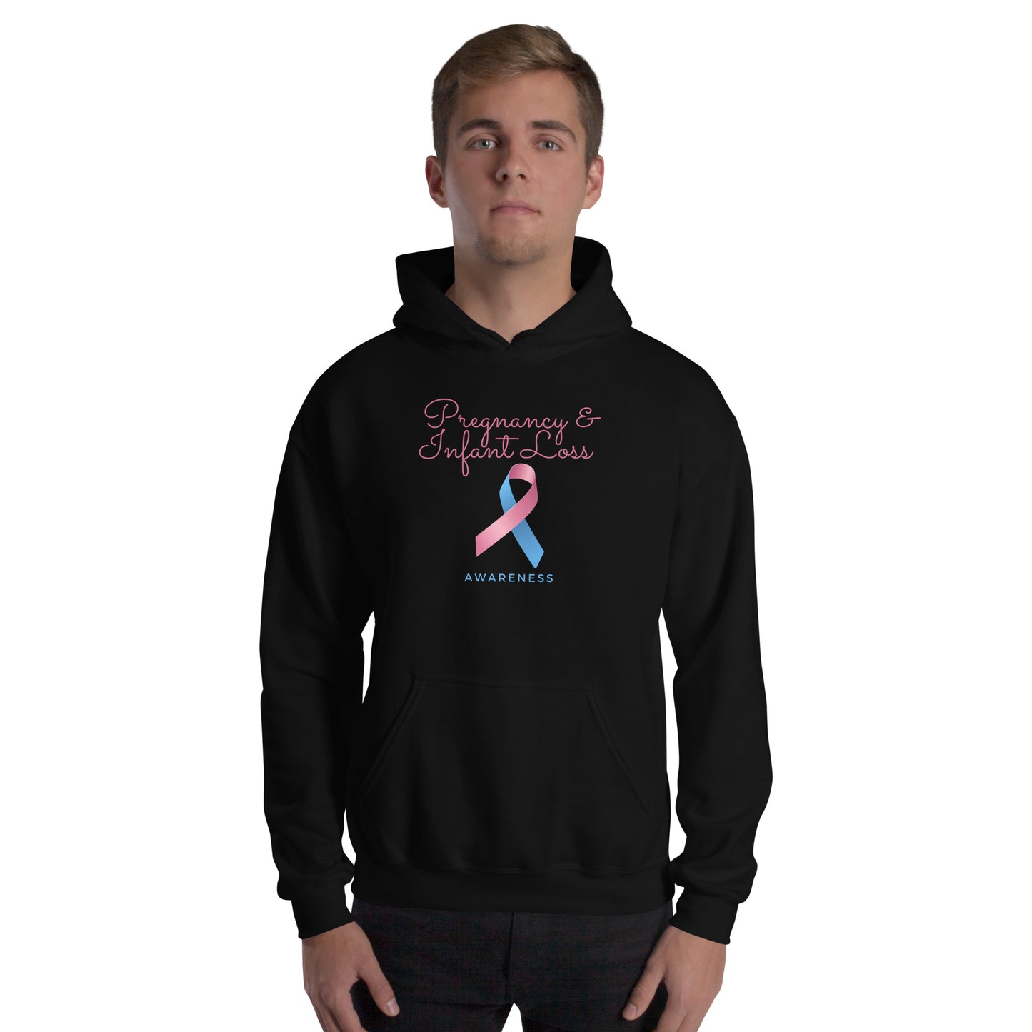 Pregnancy and Infant Loss Awareness Ribbon Unisex Hoodie - Mari’Anna Tees