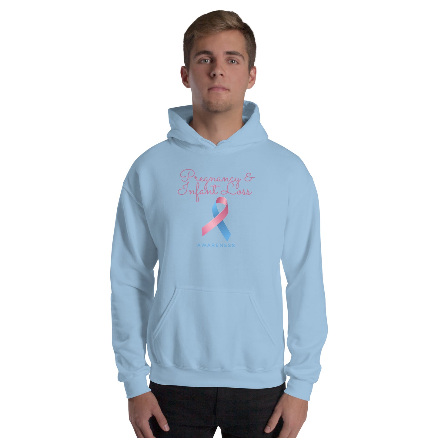 Pregnancy and Infant Loss Awareness Ribbon Unisex Hoodie - Mari’Anna Tees