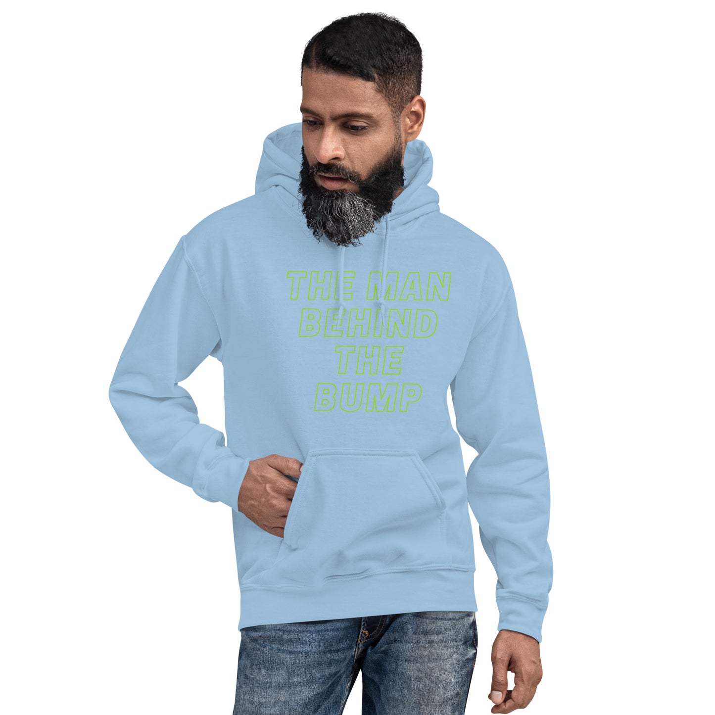 The Man Behind The Bump Unisex Hoodie - Mari’Anna Tees