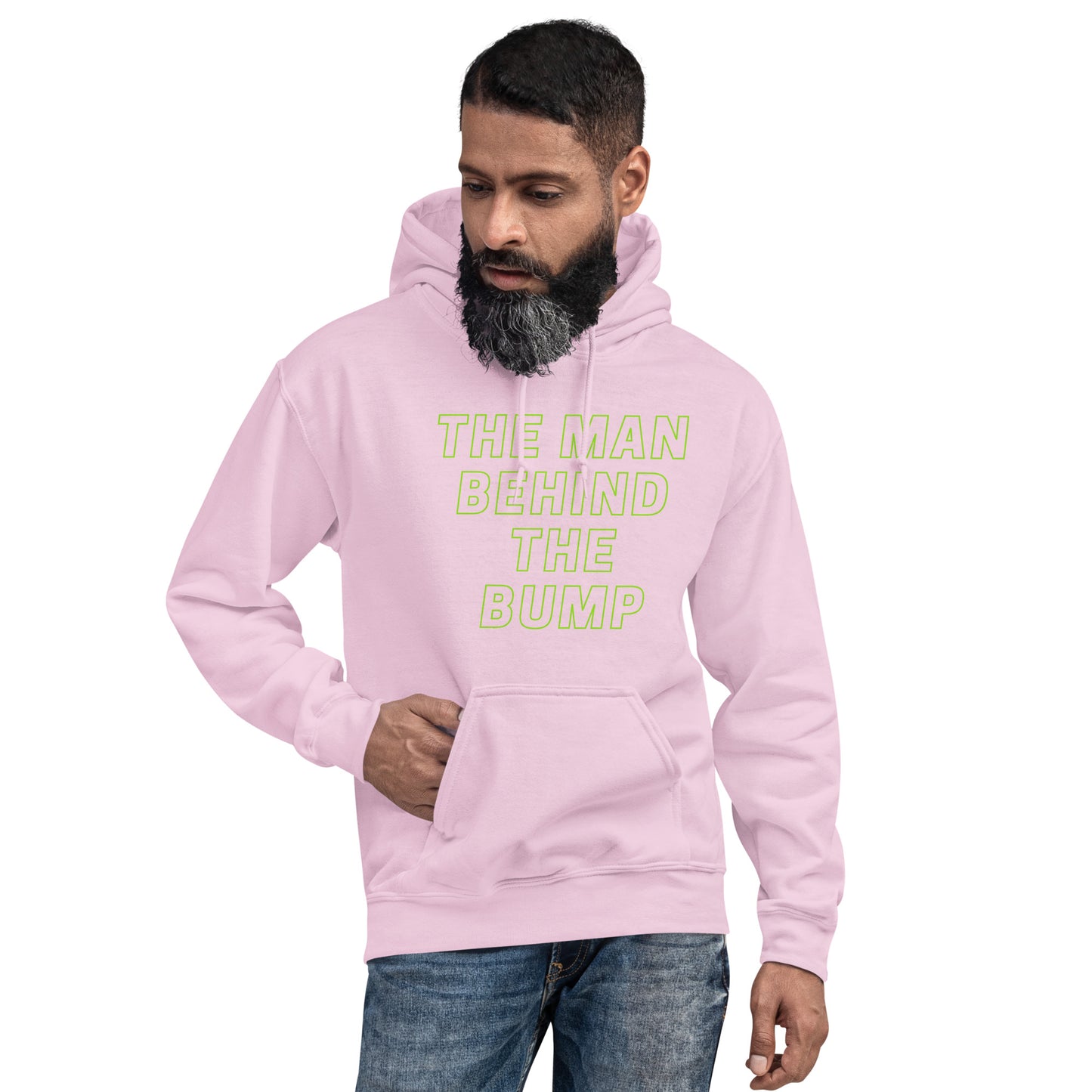 The Man Behind The Bump Unisex Hoodie - Mari’Anna Tees