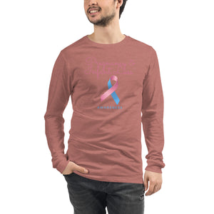 Pregnancy and Infant Loss Awareness Ribbon Unisex Long Sleeve Tee - Mari’Anna Tees