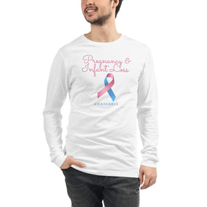 Pregnancy and Infant Loss Awareness Ribbon Unisex Long Sleeve Tee - Mari’Anna Tees