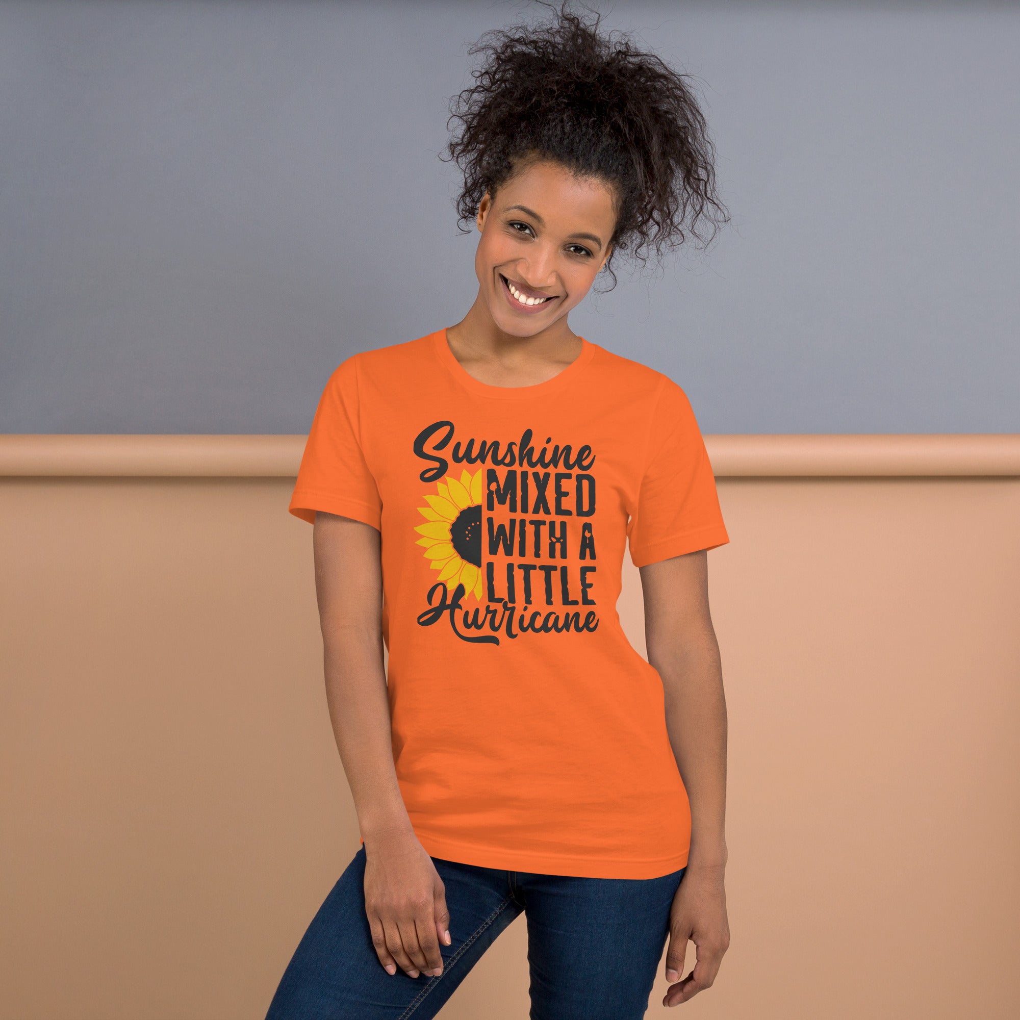 Sunshine Mixed With A Little Hurricane Unisex t-shirt