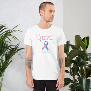 Pregnancy & Infant Loss Awareness Ribbon Unisex T-Shirt - Mari’Anna Tees