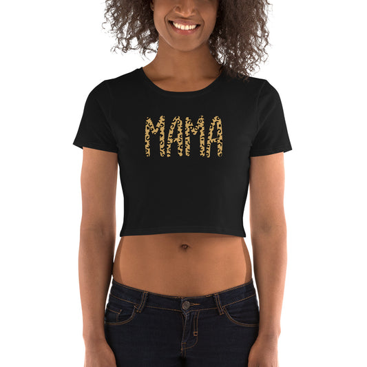 Mama Leopard Women’s Crop Tee