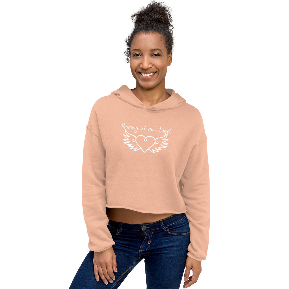 Mommy of an Angel Miscarriage Awareness Cropped Hoodie - Mari’Anna Tees