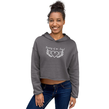 Mommy of an Angel Miscarriage Awareness Cropped Hoodie - Mari’Anna Tees