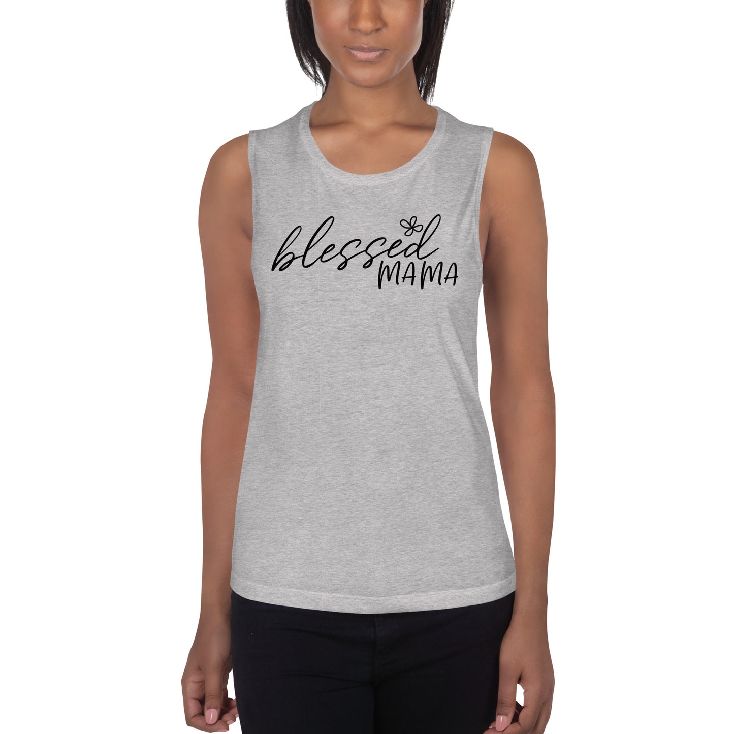 Blessed Mama Ladies’ Muscle Tank - Mari’Anna Tees