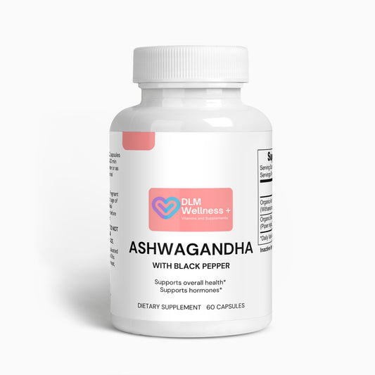 Ashwagandha Supplement 60ct Capsules DLM Wellness + - Mari’Anna Tees